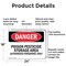 Signmission Poison Pesticide Storage Area Danger Sign, Aluminum, 24in W x 18in L, 2PK OS-2PACK-DS-A-1824-L-1970 - alternate 7